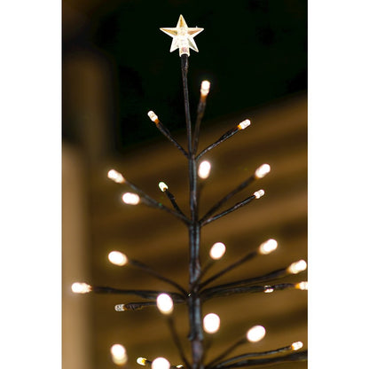 Brown Tree with 380 Warm White Sparkling LED