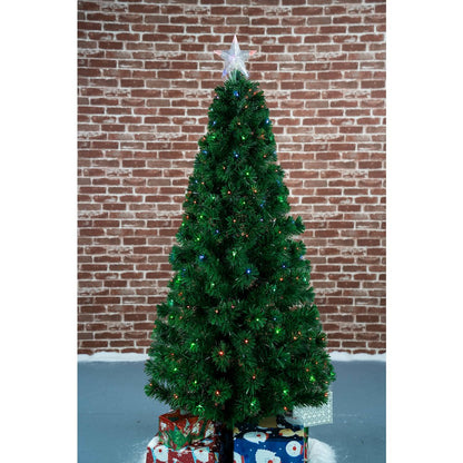 Christmas Tree Fiber Optic Multi-Colour Star LED