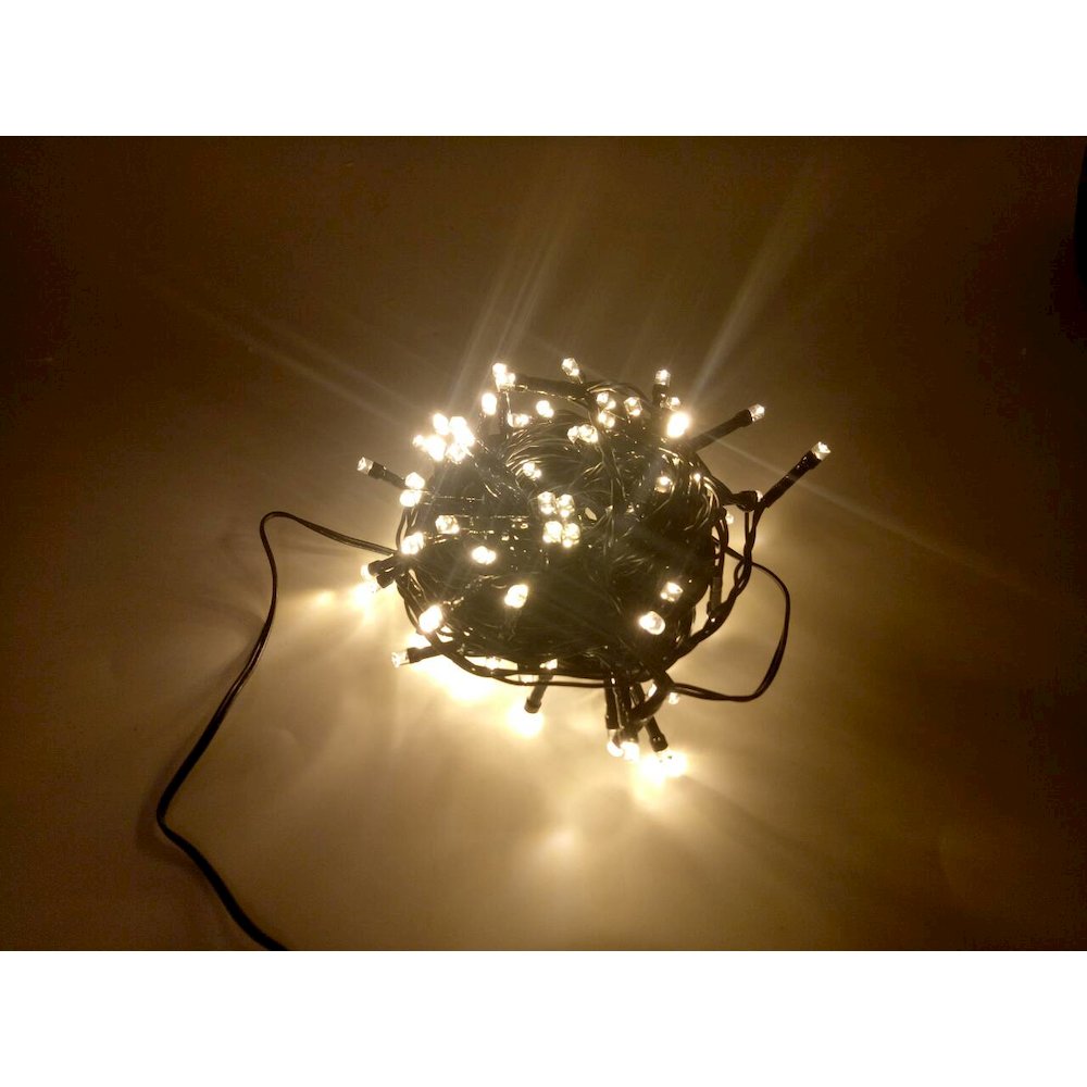 Multi-Function Timed String Lights - 100 RGB LEDs with Remote