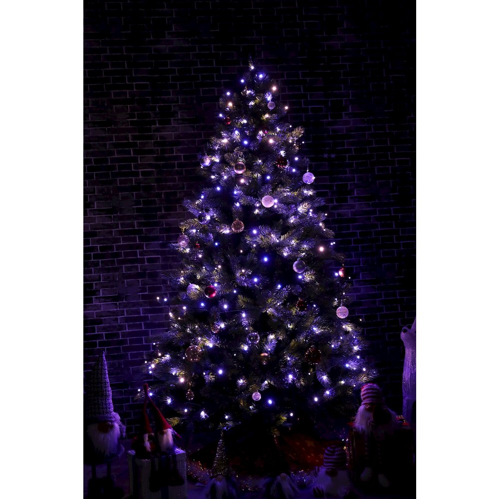 Multi-Function Timed String Lights - 200 RGB LEDs with Remote