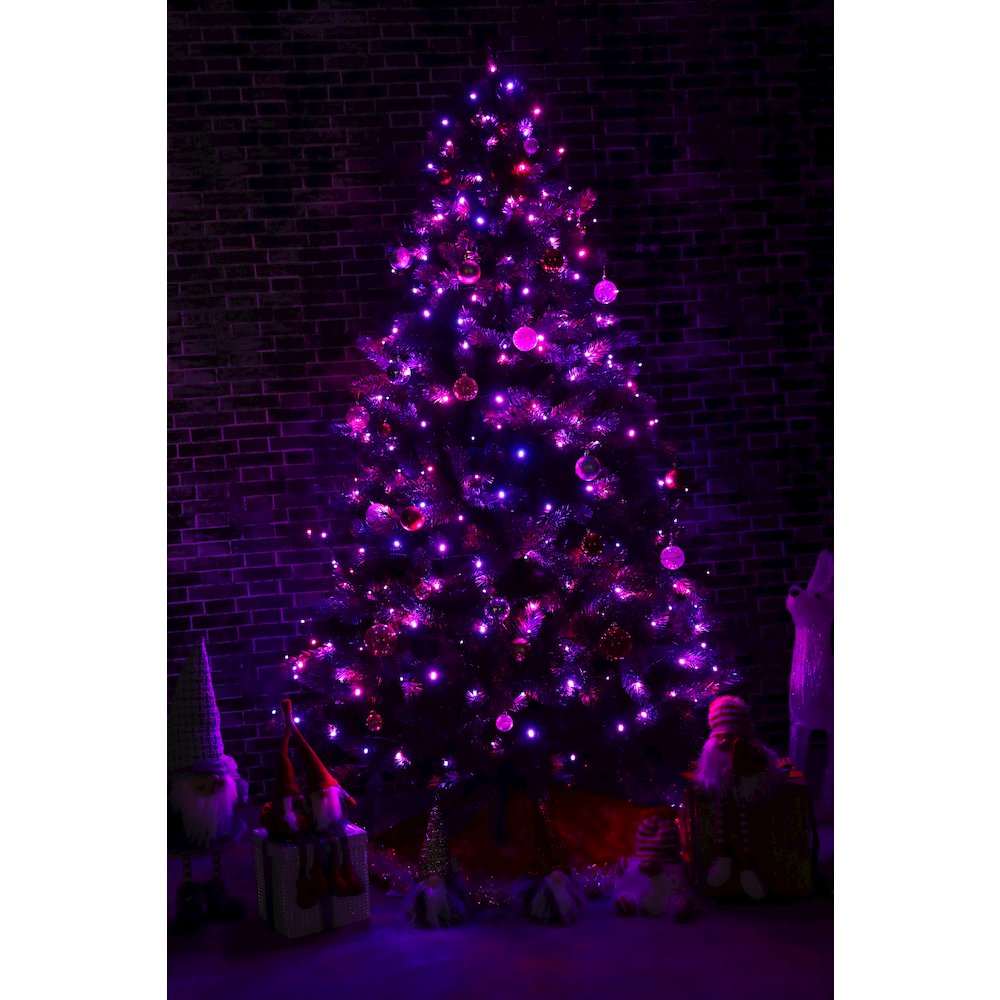 Multi-Function Timed String Lights - 200 RGB LEDs with Remote
