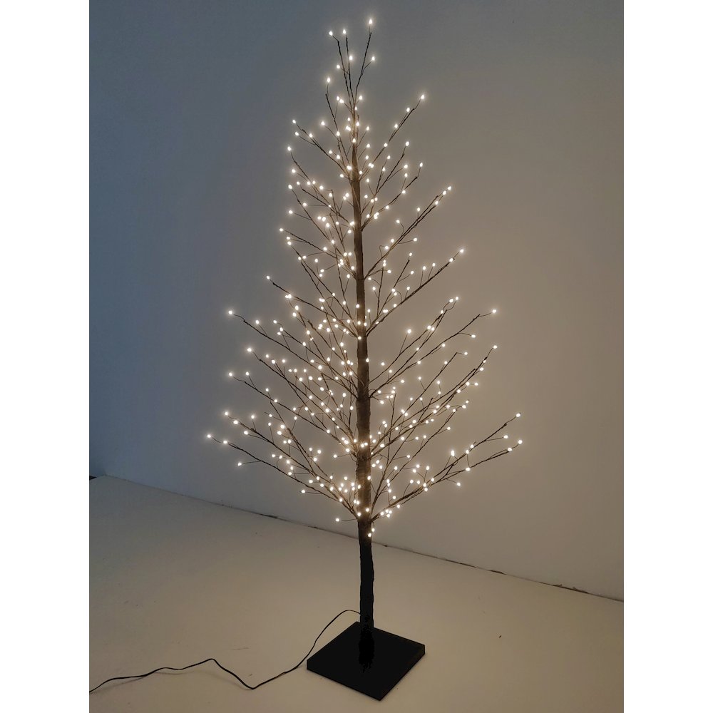 47in Black Birch Tree with 349 LED Lights Indoor Use Only