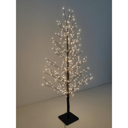 47in Black Birch Tree with 349 LED Lights Indoor Use Only
