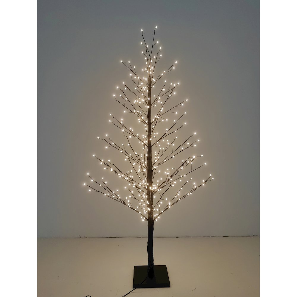 47in Black Birch Tree with 349 LED Lights Indoor Use Only