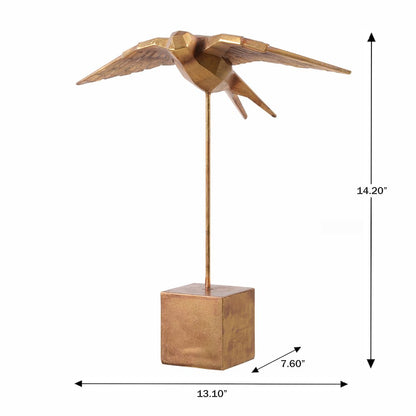 Resin Swallow Statue Home Tabletop Decor