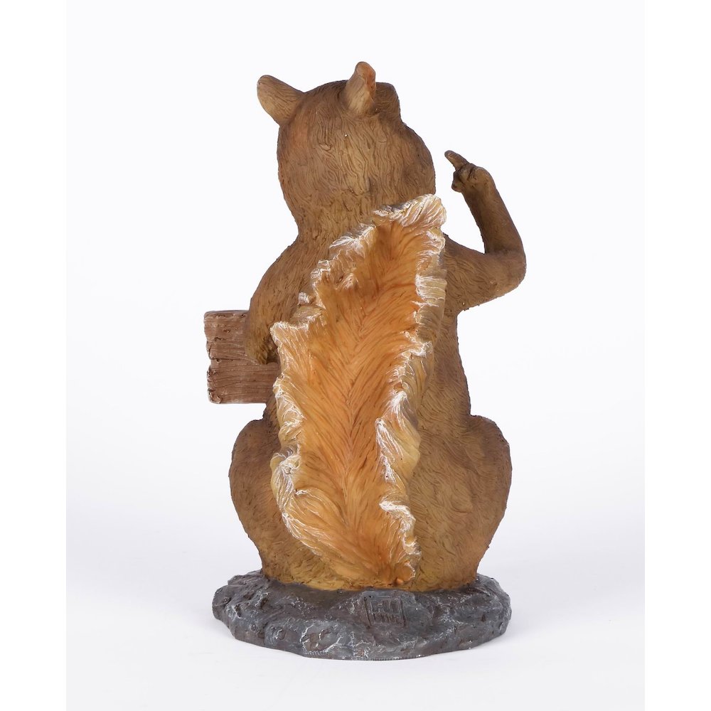 Squirrel Holding Go Away Sign (Hi-Line Exclusive)