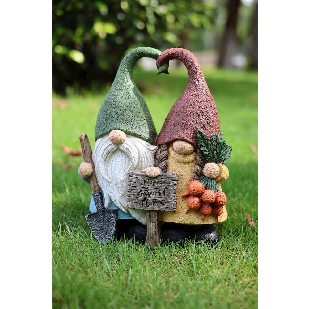 Sweet Couple Garden Gnome Medium Size