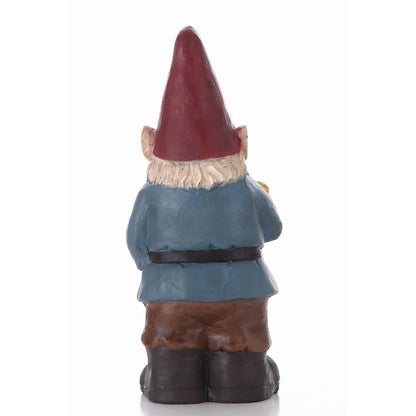 Gnome Holding A Butterfly