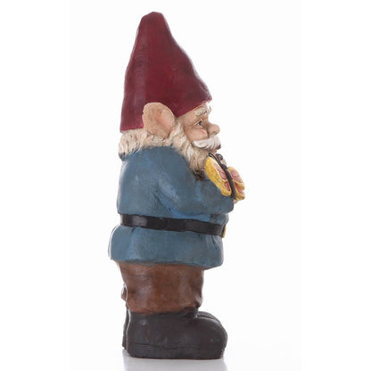 Gnome Holding A Butterfly