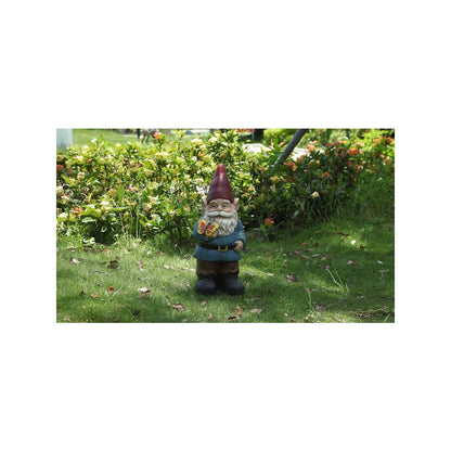 Gnome Holding A Butterfly