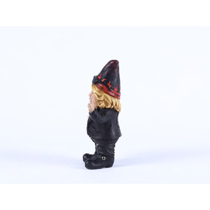 Female Biker Gnome W/Helmet- Gnomad
