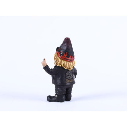 Female Biker Gnome W/Helmet- Gnomad