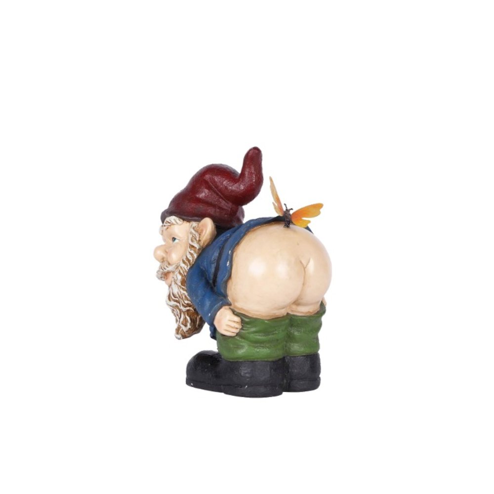 Gnome Mooning with Butterfly Statue (Hi-Line Exclusive)