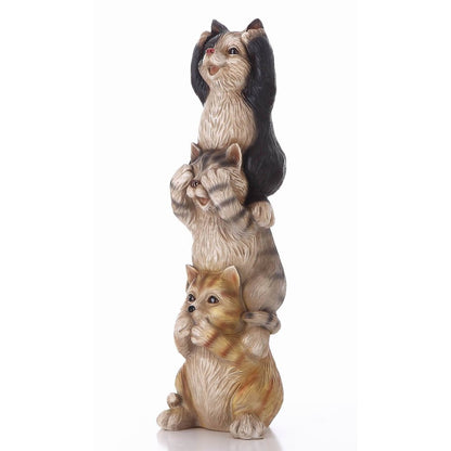 Stacked Cats - Hear/See/Speak No Evil