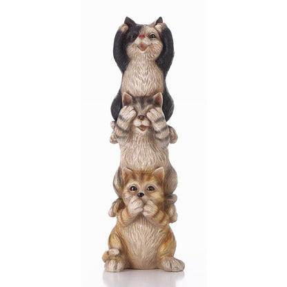 Stacked Cats - Hear/See/Speak No Evil