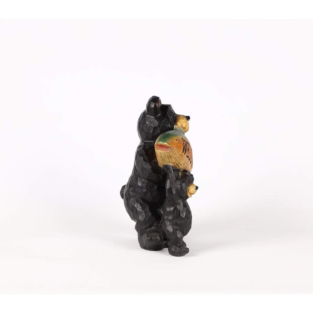 Bears Hold Fish Welcome Sign