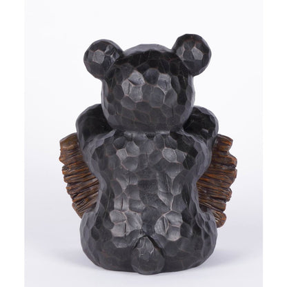 Bear Cub Holding Welcome Sign