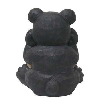 Thinking Bear with Welcome Sign Garden Decor