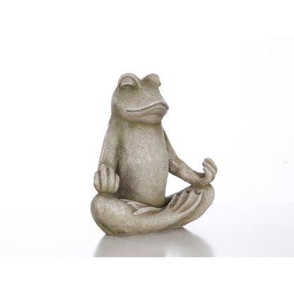 Frog Sitting In Lotus Position
