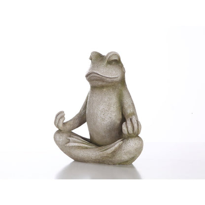 Frog Sitting In Lotus Position