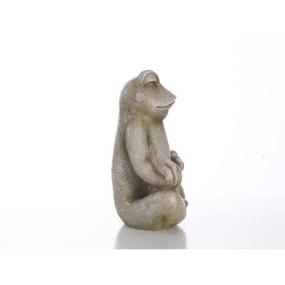 Frog Sitting In Lotus Position