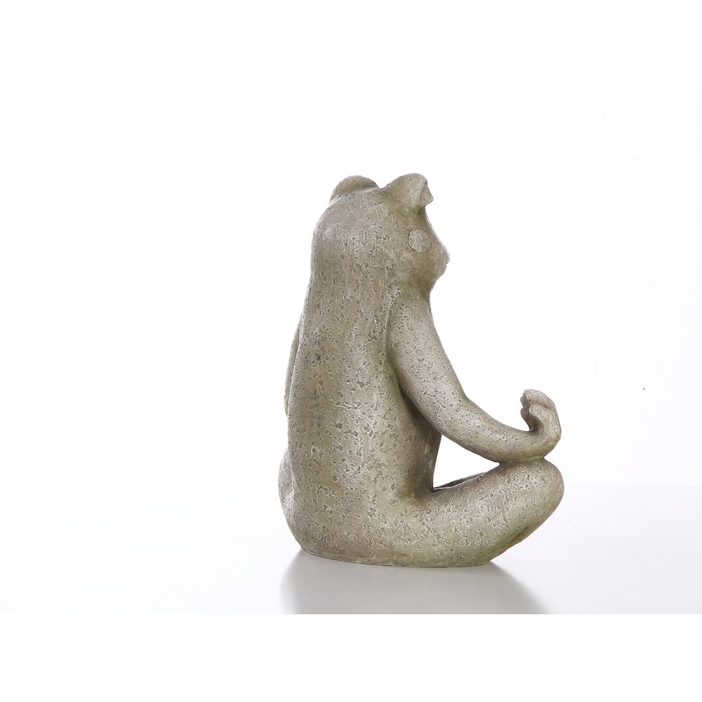 Frog Sitting In Lotus Position