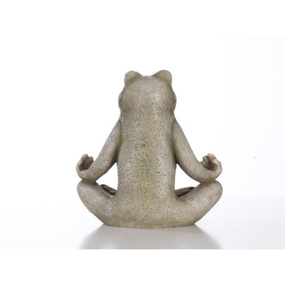 Frog Sitting In Lotus Position