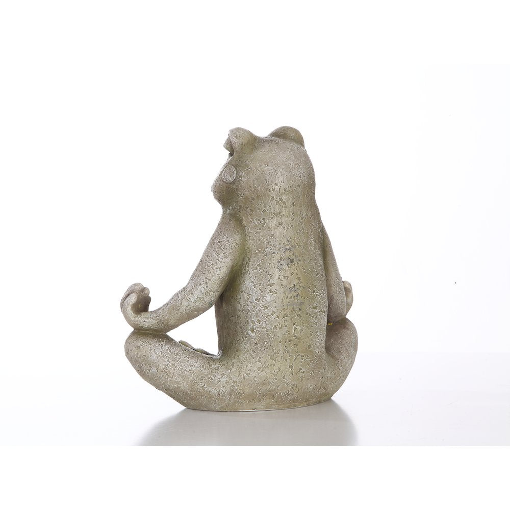 Frog Sitting In Lotus Position