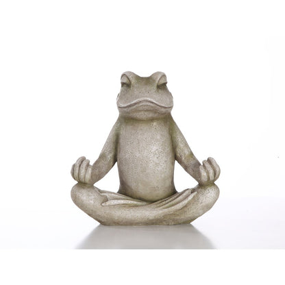 Frog Sitting In Lotus Position