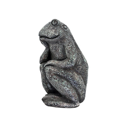 Thinking Frog Garden Statue