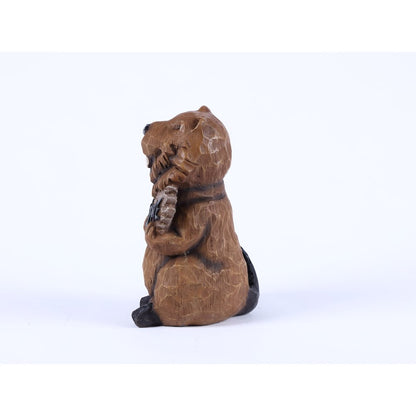 Beaver Holding A Welcome Sign
