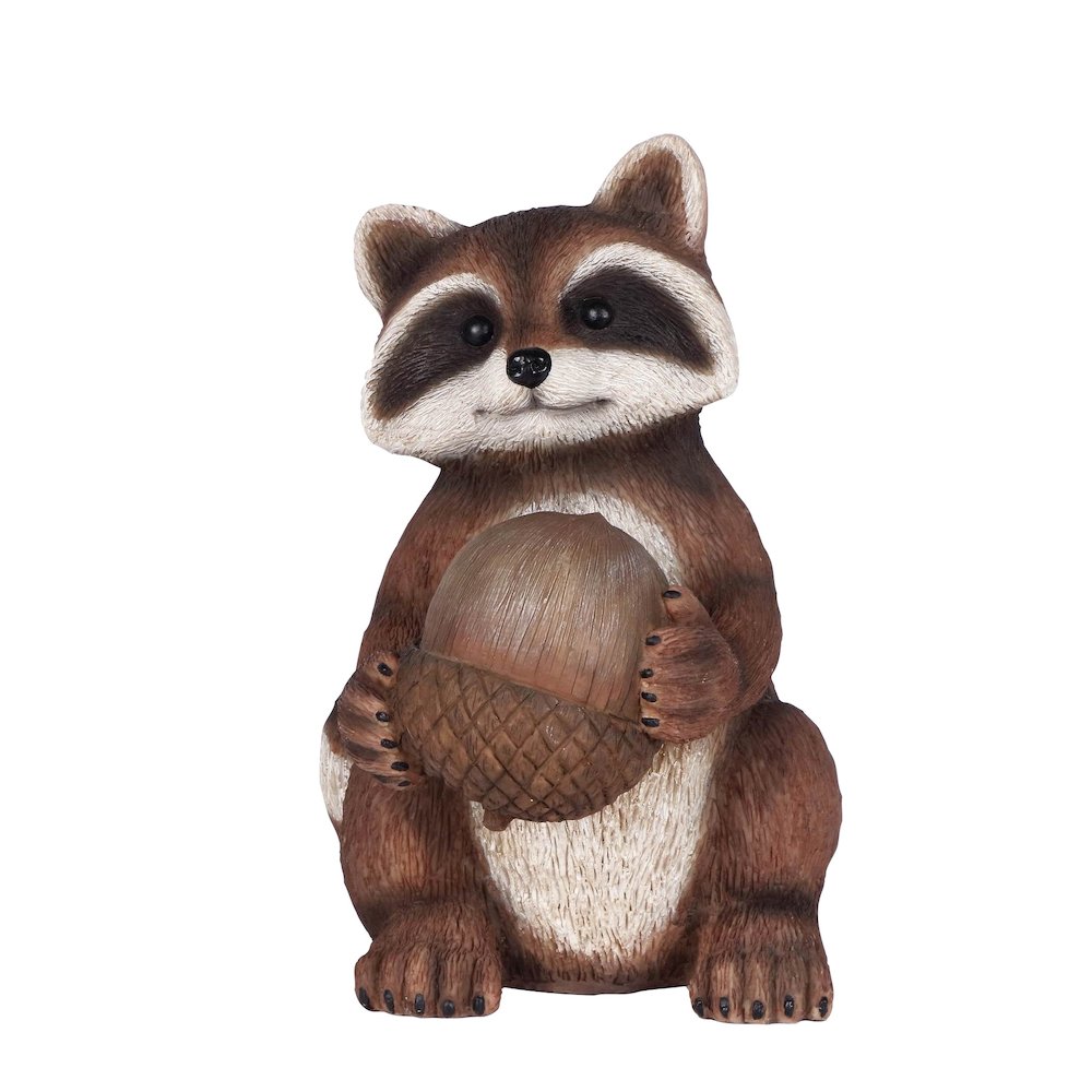 Racoon Holding Acorn