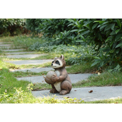 Racoon Holding Acorn