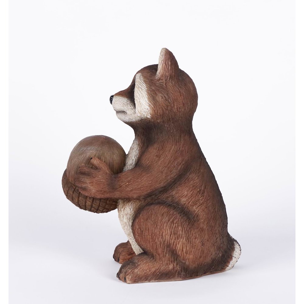 Racoon Holding Acorn