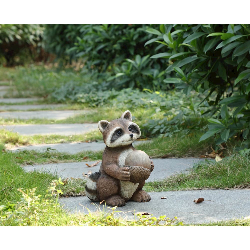 Racoon Holding Acorn
