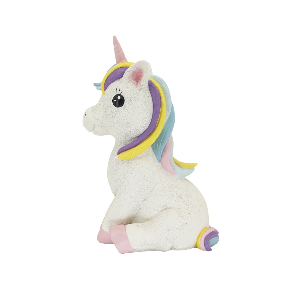 17.8" H Unicorn Polyesin Statue