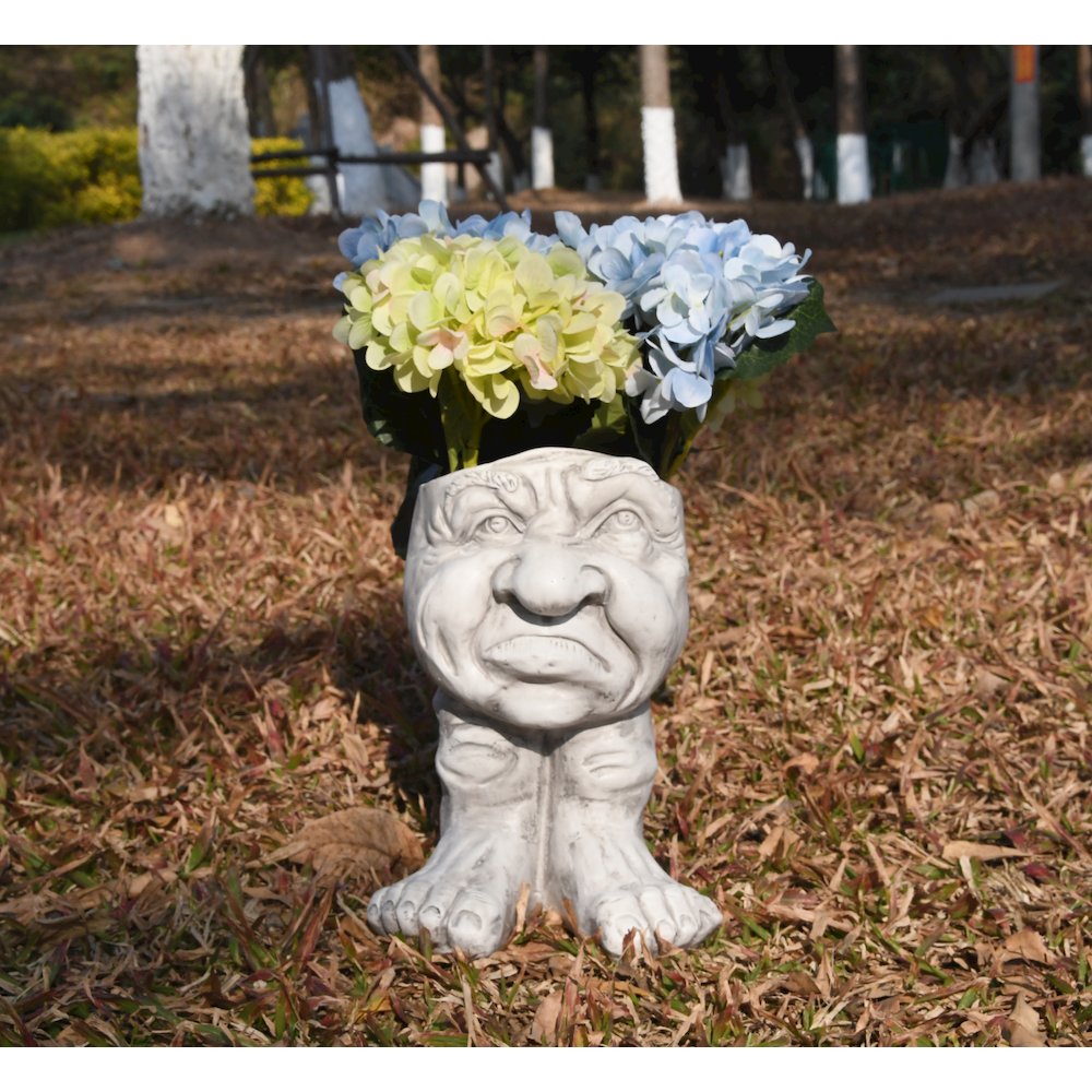 Laughing Greenery: Sprout Smiles with Our Hilarious Funny Man Planter Pot