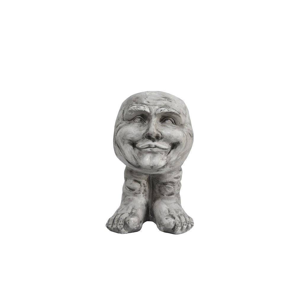 Joyful Grin: Whimsical Elegance in a Planter
