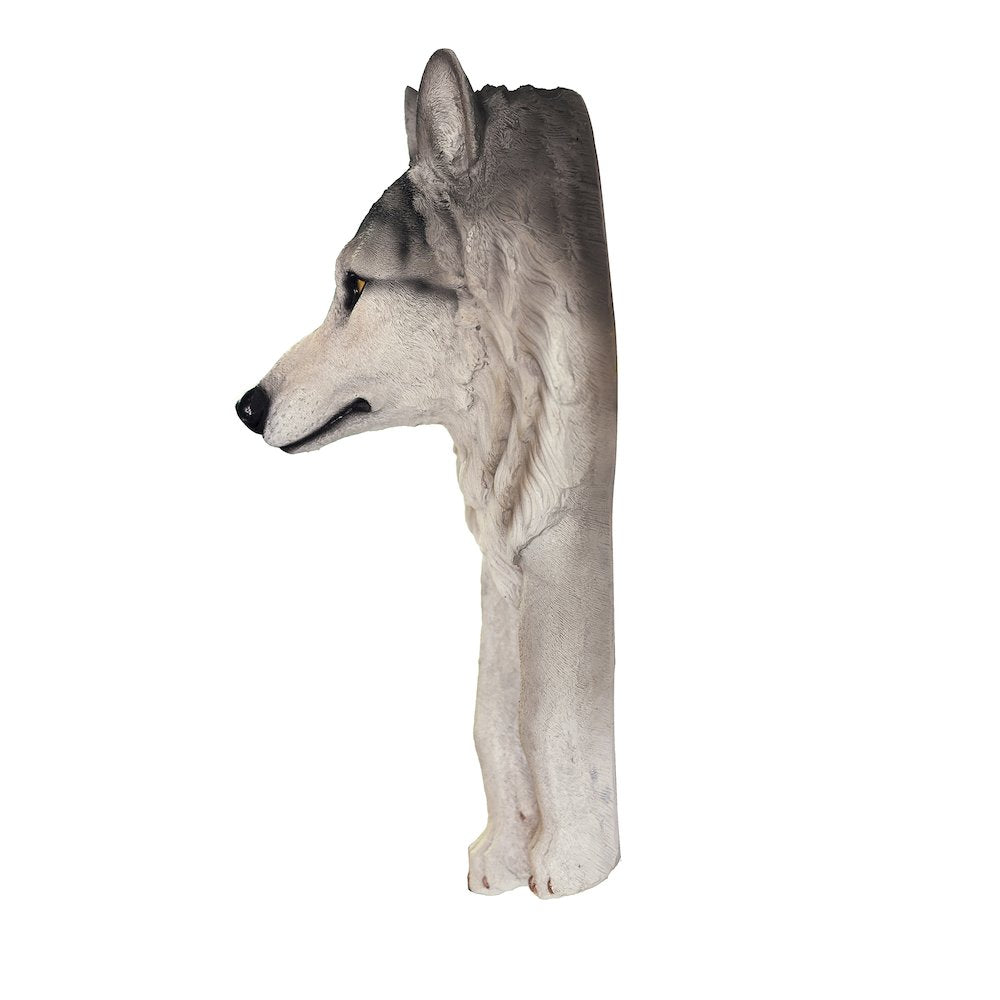 Wolf Head Sculpture Wall Hanging Ornament