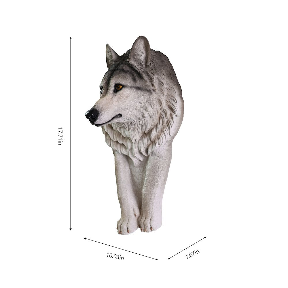 Wolf Head Sculpture Wall Hanging Ornament