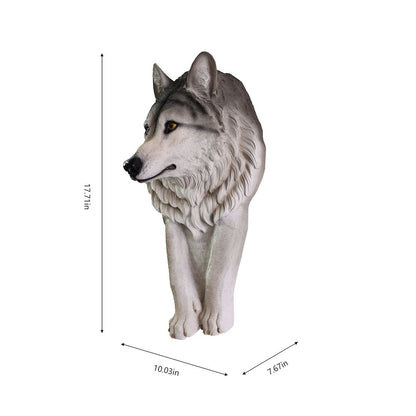Wolf Head Sculpture Wall Hanging Ornament
