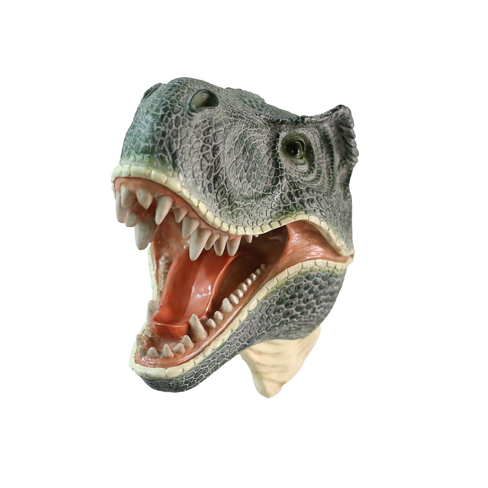 Dinosaur Head Sculpture Wall Mounted Ornament
