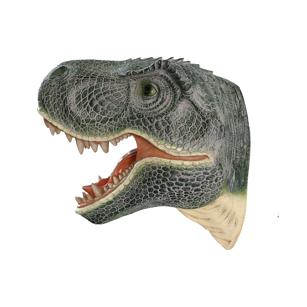 Dinosaur Head Sculpture Wall Mounted Ornament
