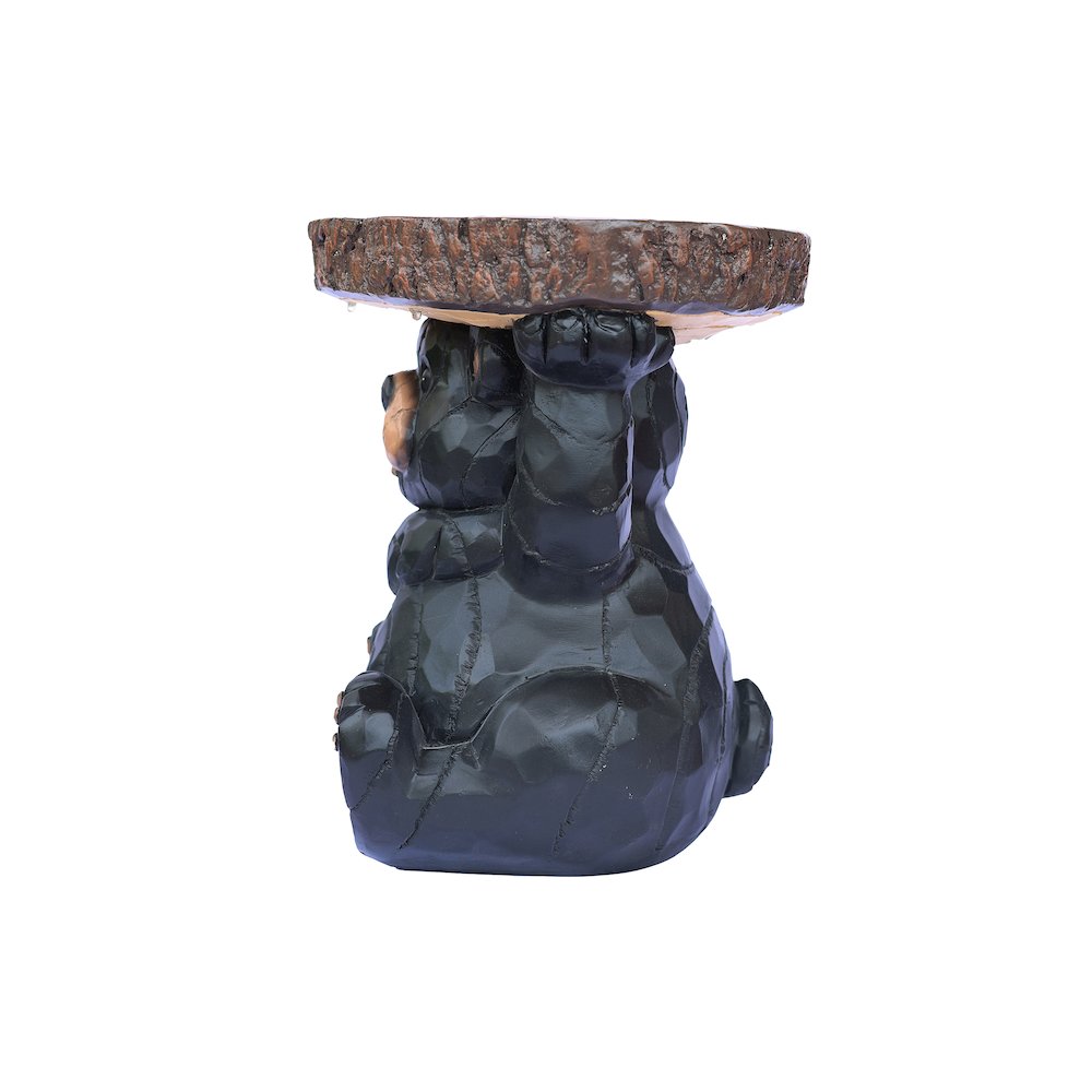 Bear Statue Plant Stand Solar Light