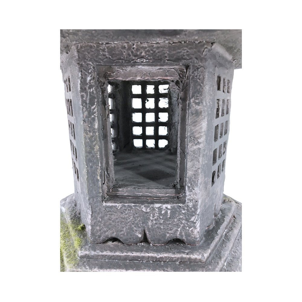 38In Grey Stone Pagoda Lantern