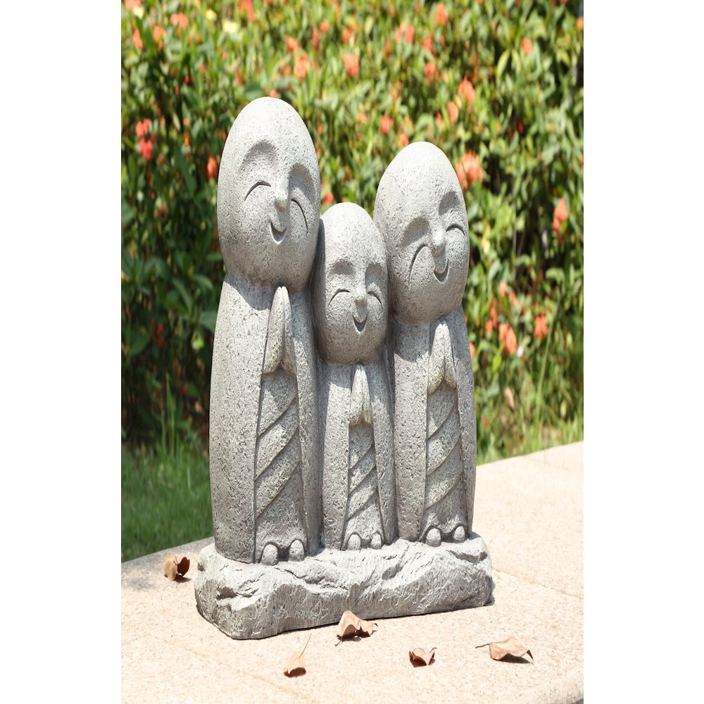 Lucky Japanese Jizo Family Praying