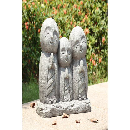 Lucky Japanese Jizo Family Praying