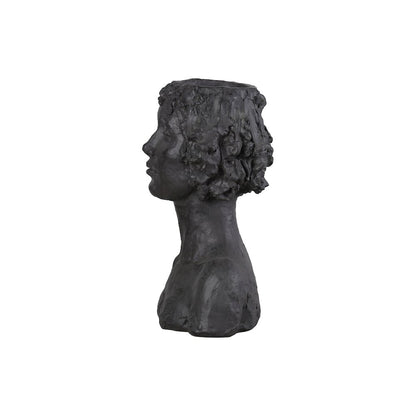 Graceful Muse Classic Lady Head Plant Stand Statue