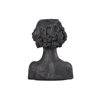 Graceful Muse Classic Lady Head Plant Stand Statue