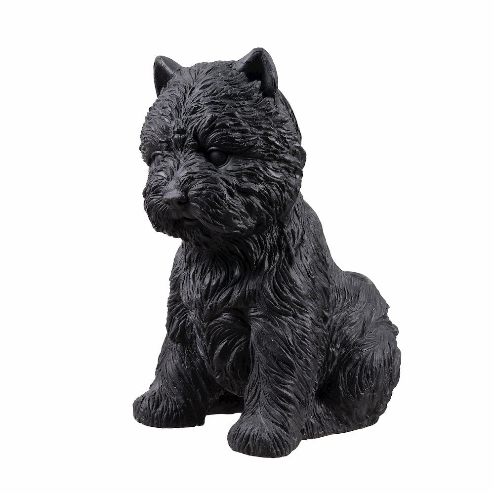 Terrier Flower Planter Black Plant Pot